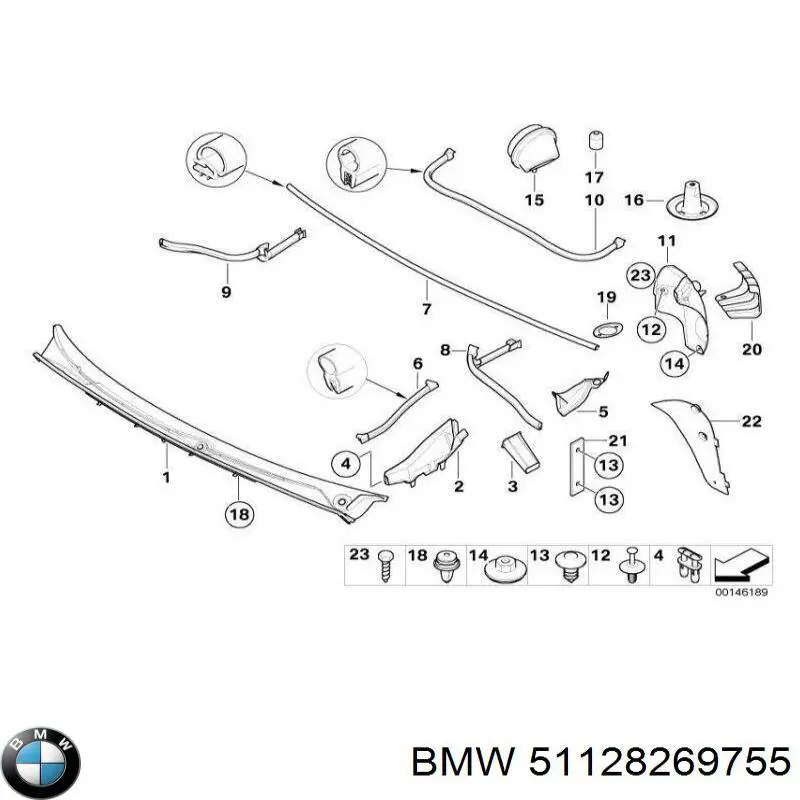  BMW 51128269755 цена, от 6.33 USD