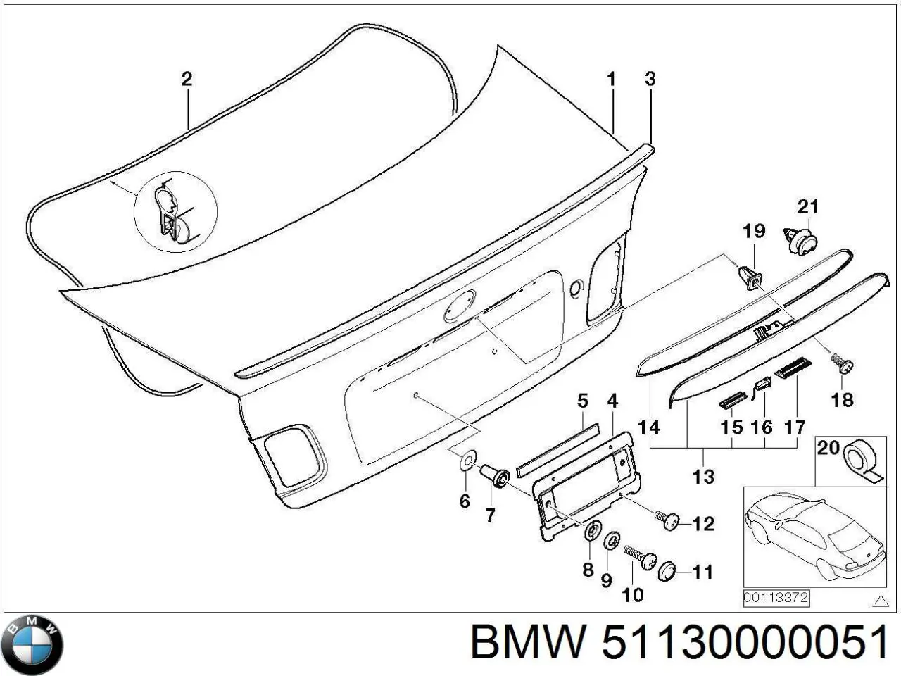 51130000051 BMW 