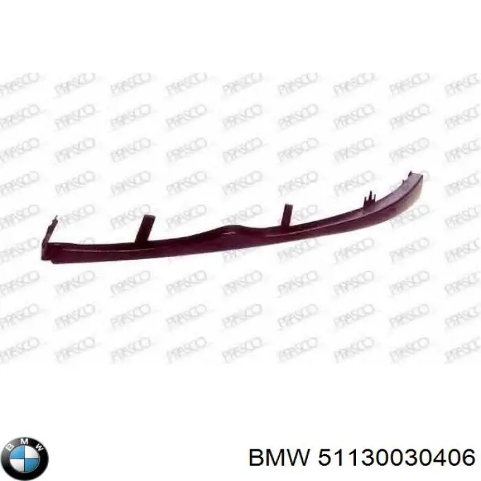 51130030406 BMW ripa (placa sobreposta da luz esquerda)