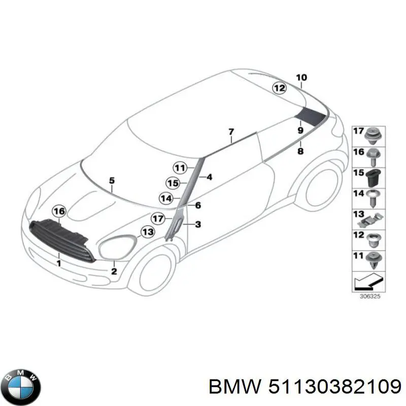 Купить 51139801509 BMW Обшивка стойки кузова внутренняя передняя левая