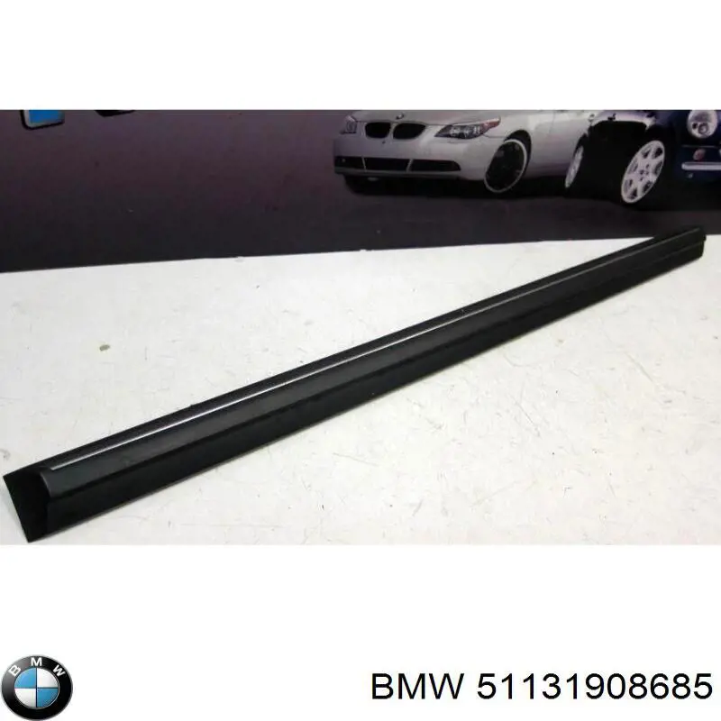 Молдинг двери задней левой BMW 51131908685 цена, от 146.89 USD
