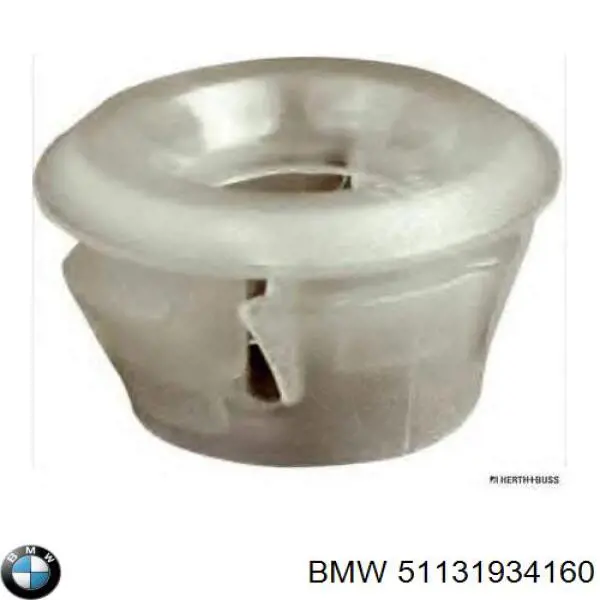 Clips de fijación para rejilla de radiador de panel 51131934160 BMW