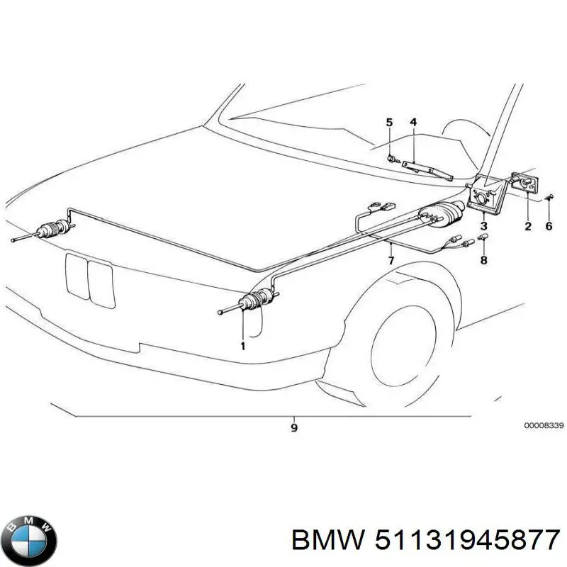 Купить 18760910 BMW Решетка радиатора