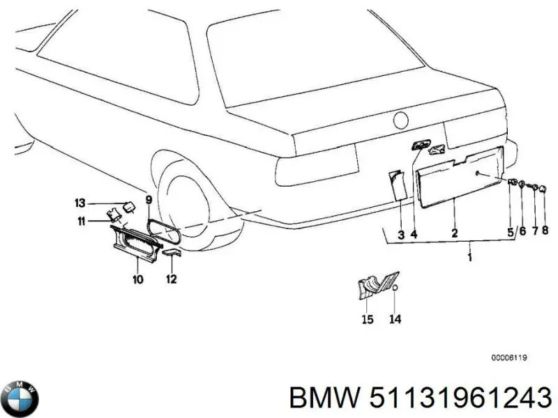  51131961243 BMW