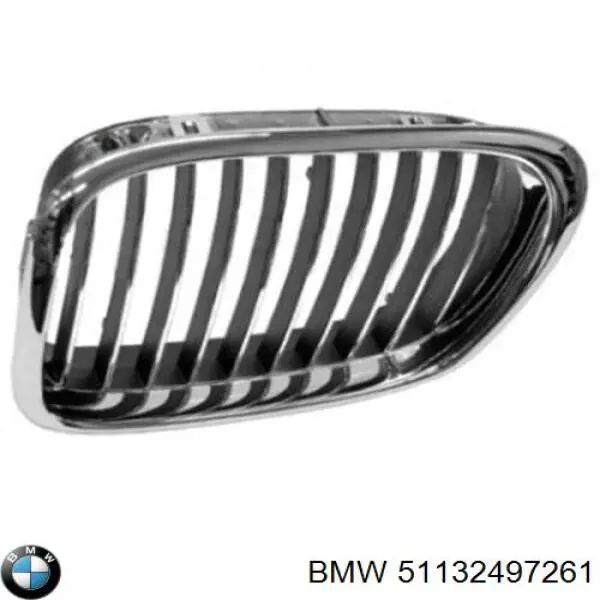 Решетка радиатора левая 51132497261 BMW