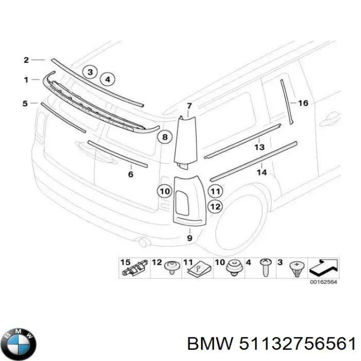  51130053543 BMW