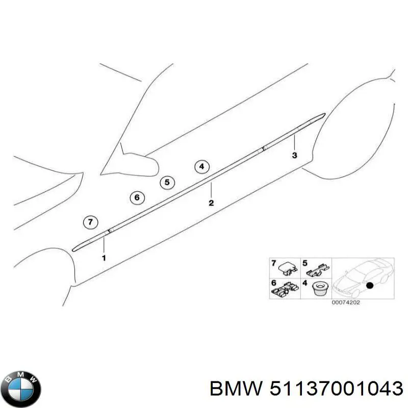  51137001043 BMW