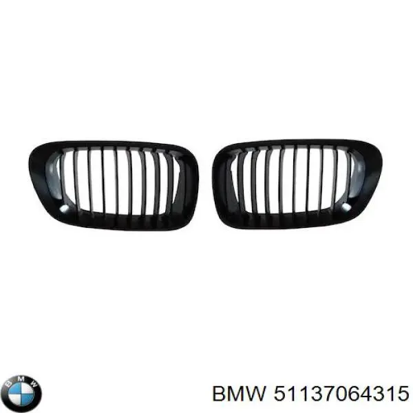 Решетка радиатора левая BMW 51137064315 цена, от 28.23 USD