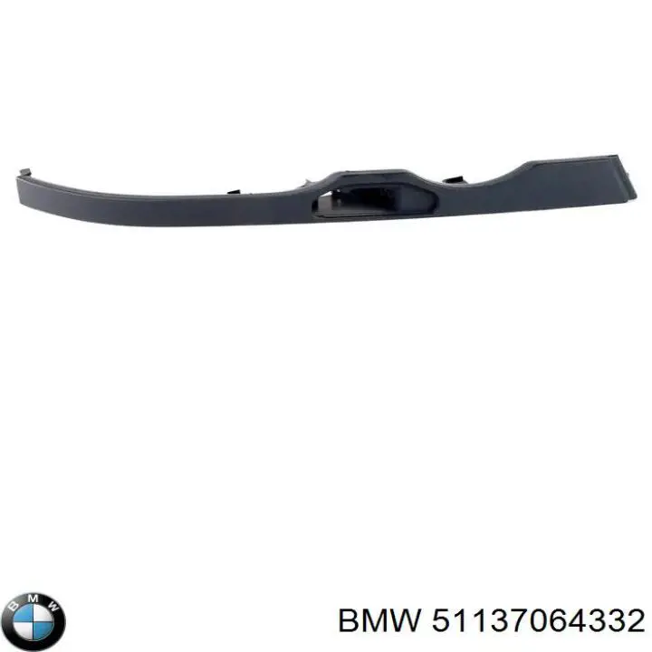 Купить 51137064332 BMW Ресничка (накладка) правой фары