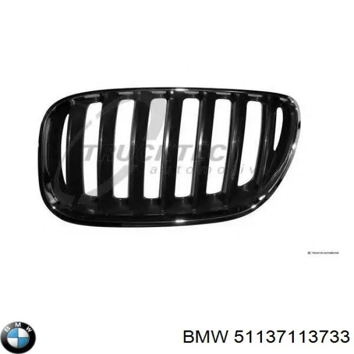 51137113733 BMW решетка радиатора левая