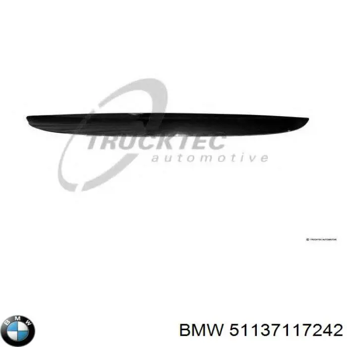 51137117242 BMW moldura da capota