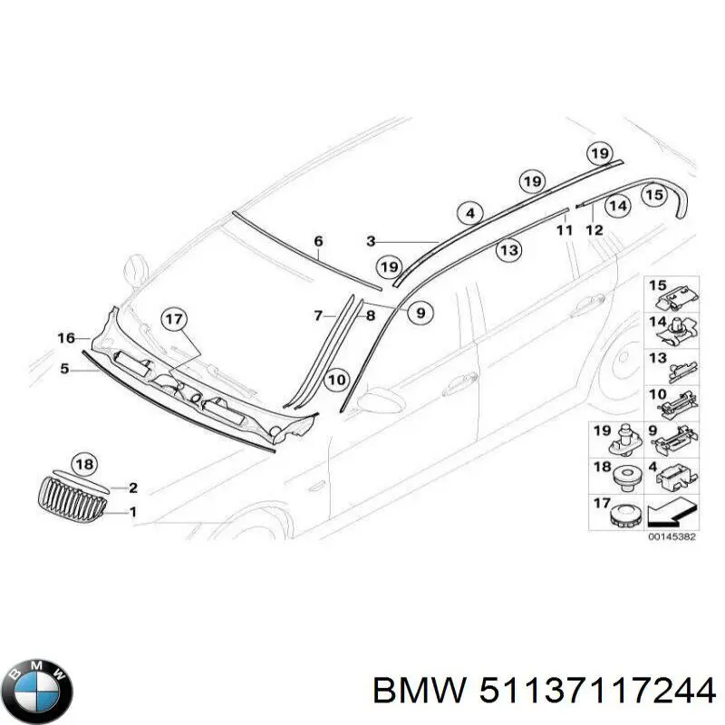 Купить 51137117244 BMW 