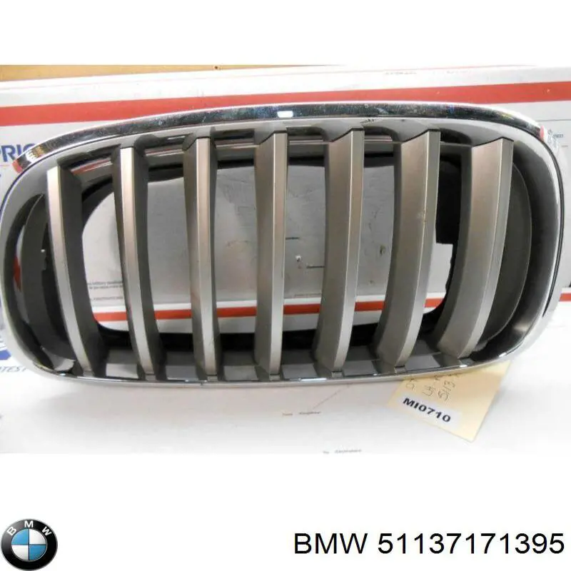 51137171395 BMW grelha do radiador esquerda