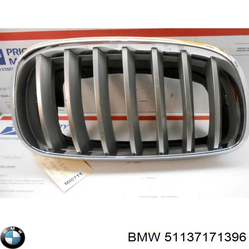 51137171396 BMW grelha do radiador direita