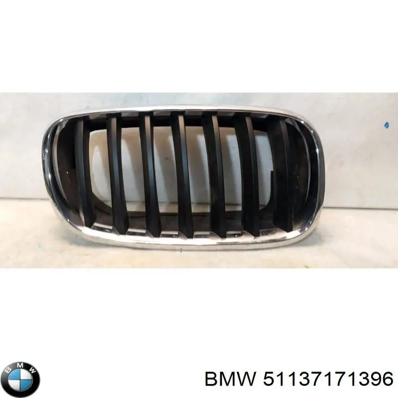 Решетка радиатора правая BMW 51137171396 цена, от 28.18 USD