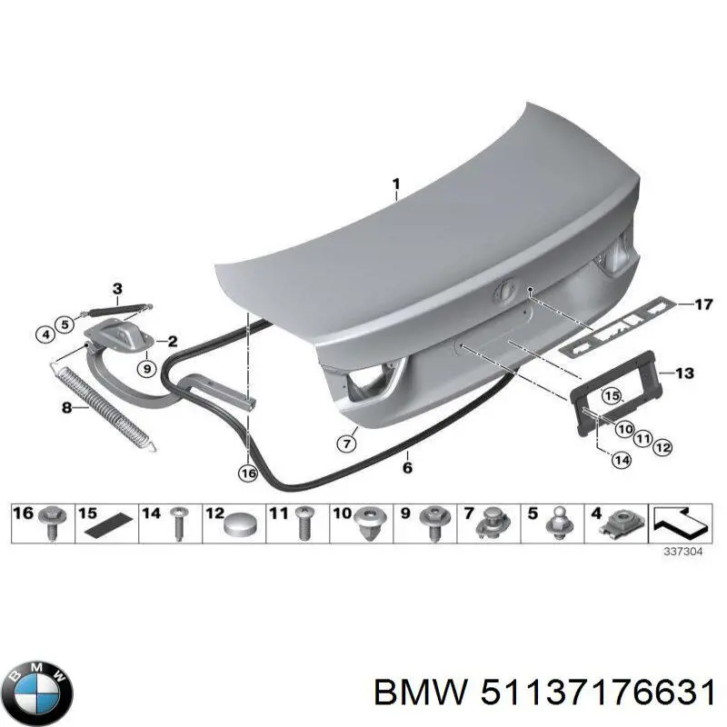  BMW 51137176631 цена, от 63.39 USD