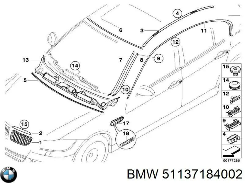  51137184002 BMW