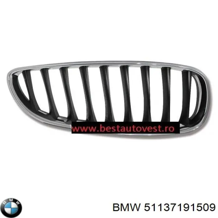 Купить 51137191509 BMW Решетка радиатора левая