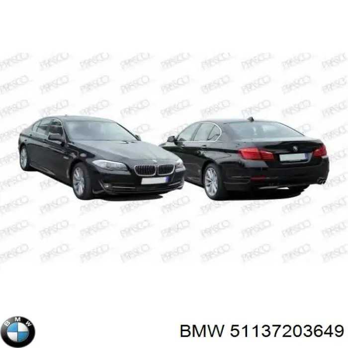 Купить 51137203649 BMW Решетка радиатора левая