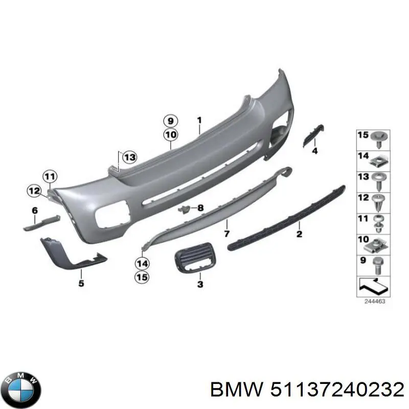 Купить 51137240232 BMW 