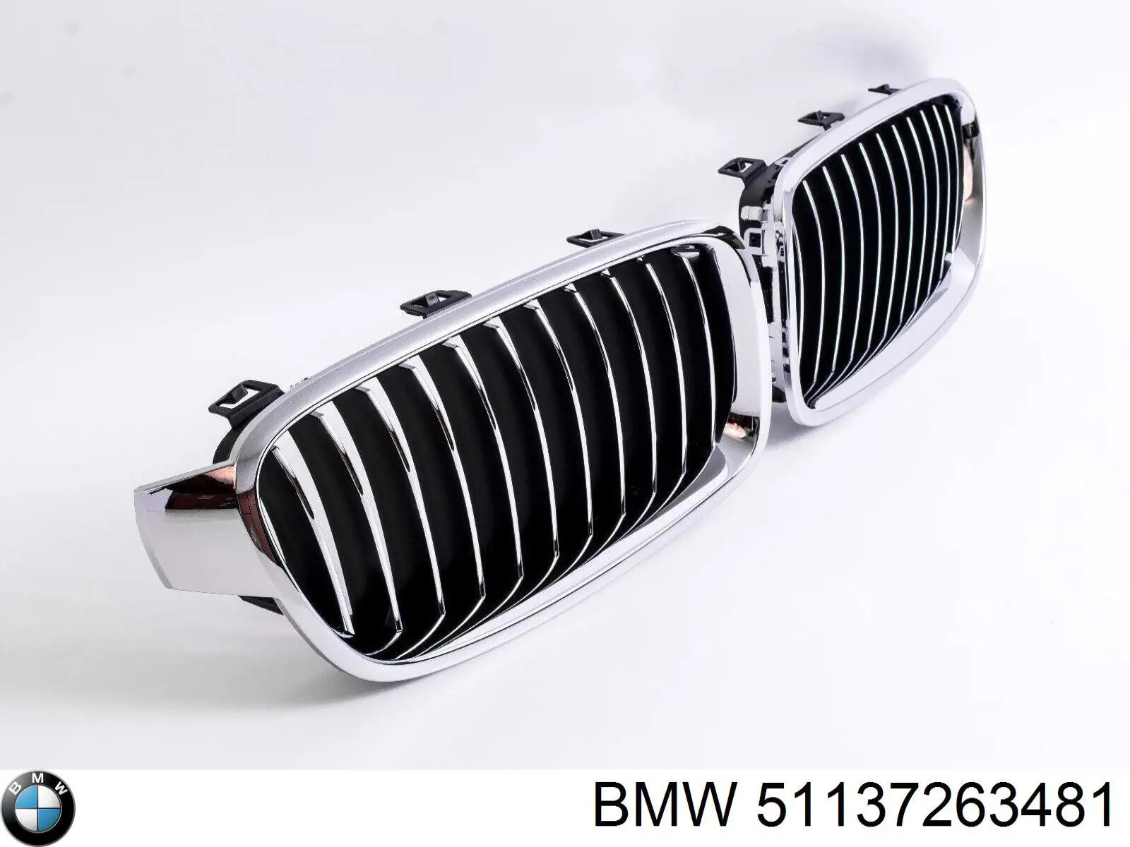 51137263481 BMW grelha do radiador esquerda