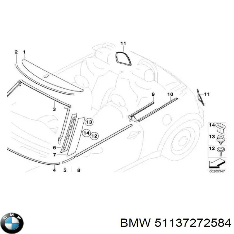  51137272584 BMW