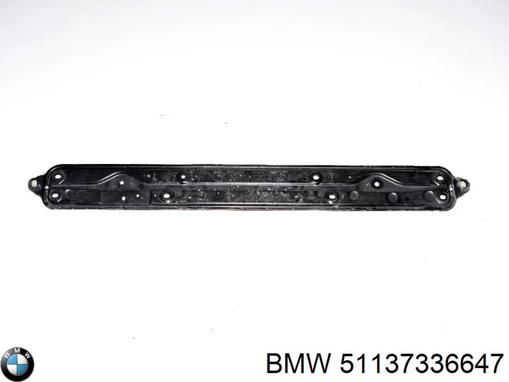 51137336647 BMW placa sobreposta do pára-lama dianteiro esquerdo