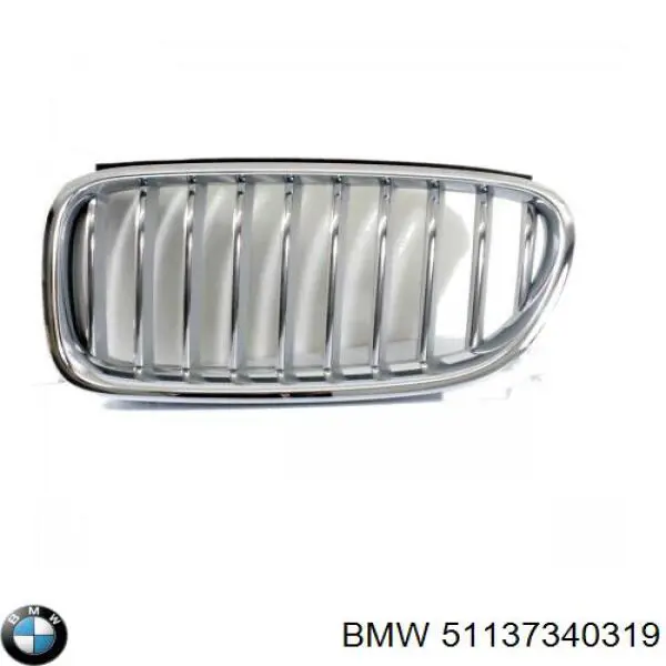  Решетка радиатора BMW 5 