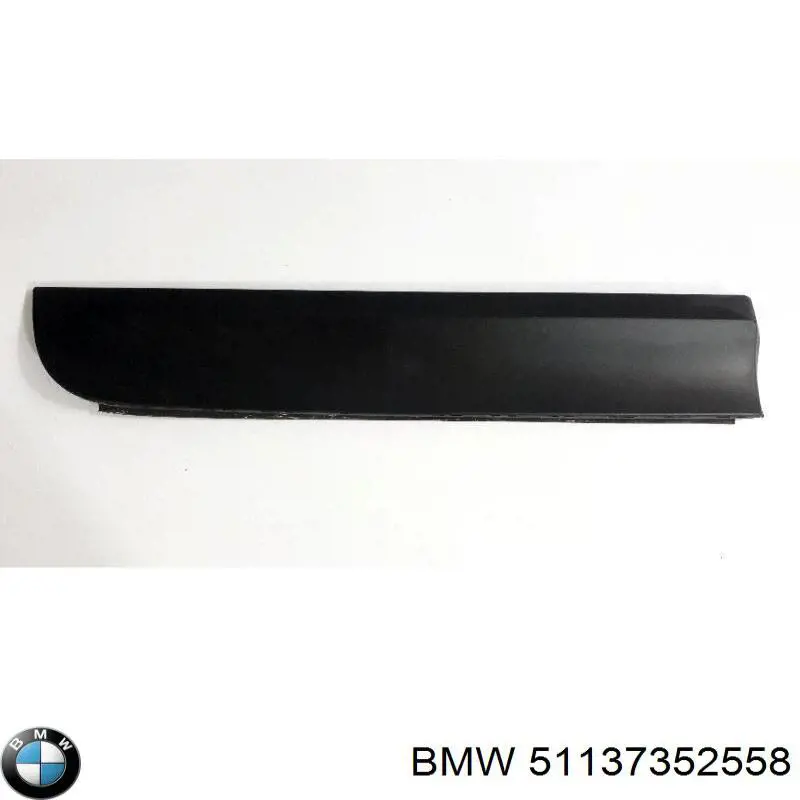 Накладка (молдинг) порога наружная задняя правая BMW 51137352558
