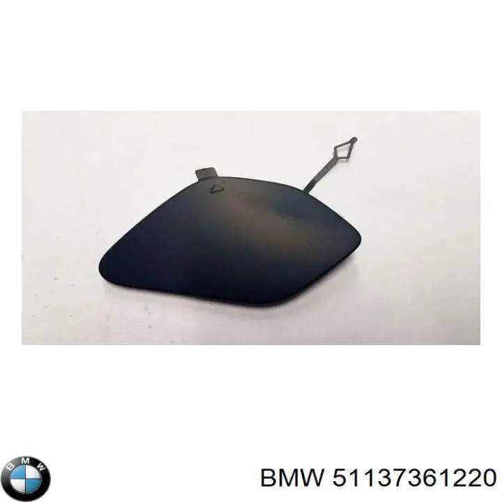 51137361220 BMW заглушка бампера буксировочного крюка передняя