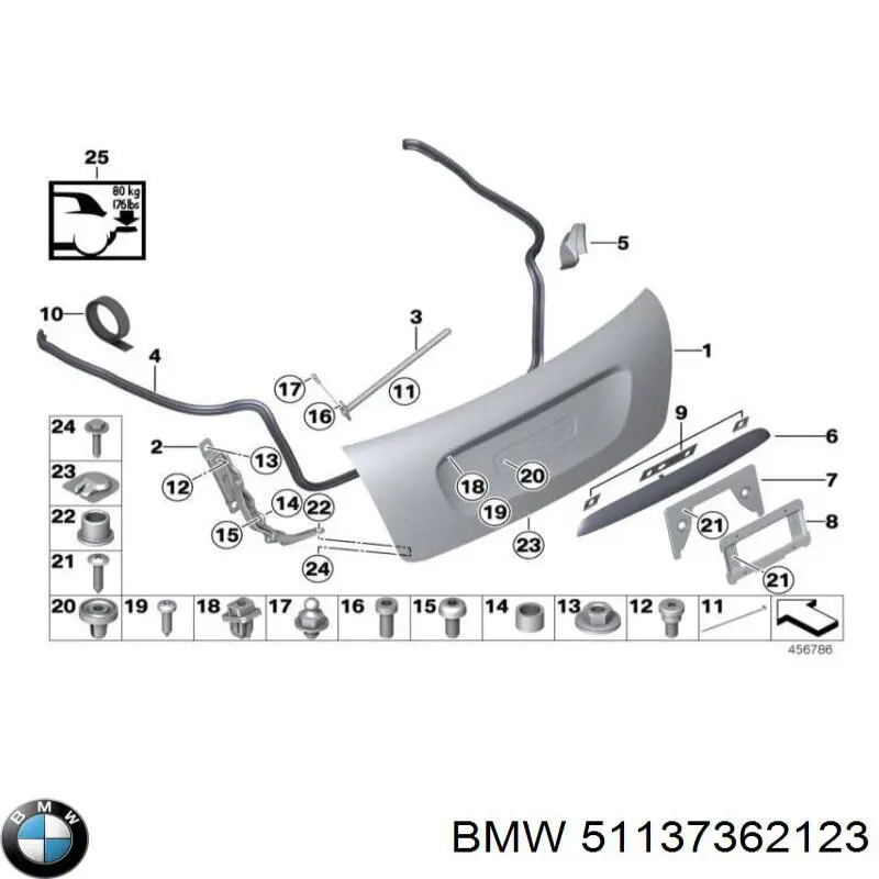  BMW 51137362123 цена, от 191.09 USD