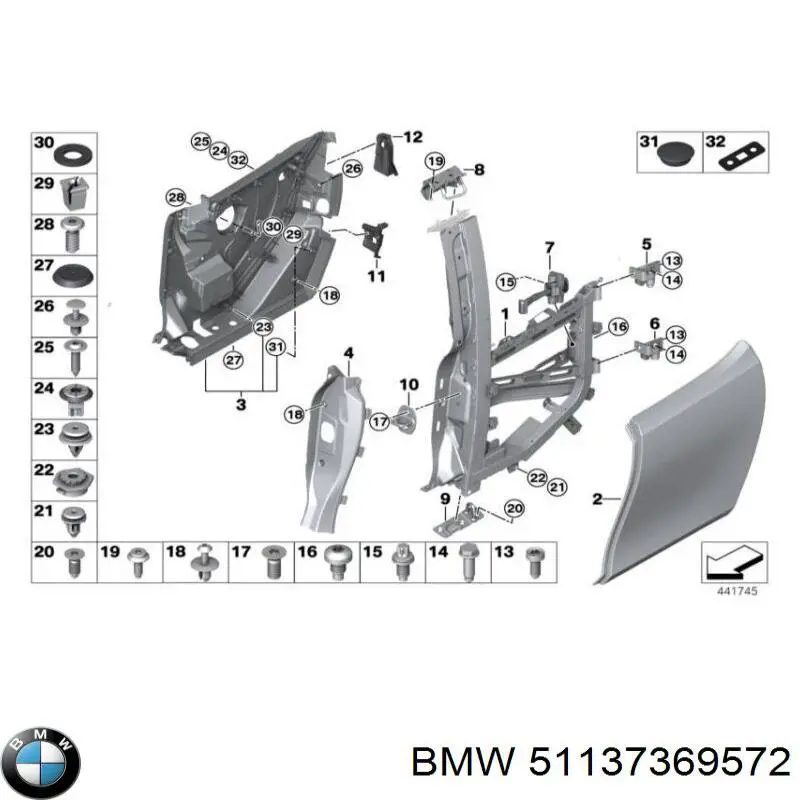  51137369572 BMW