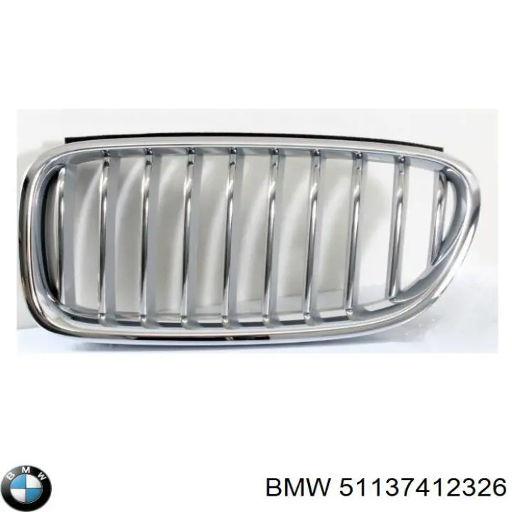 Решетка радиатора правая BMW 51137340320 цена, от 28.24 USD