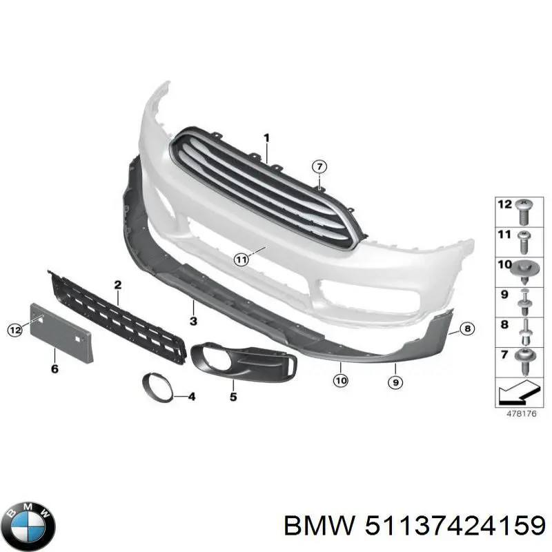  BMW 51137424159 цена, от 36.24 USD