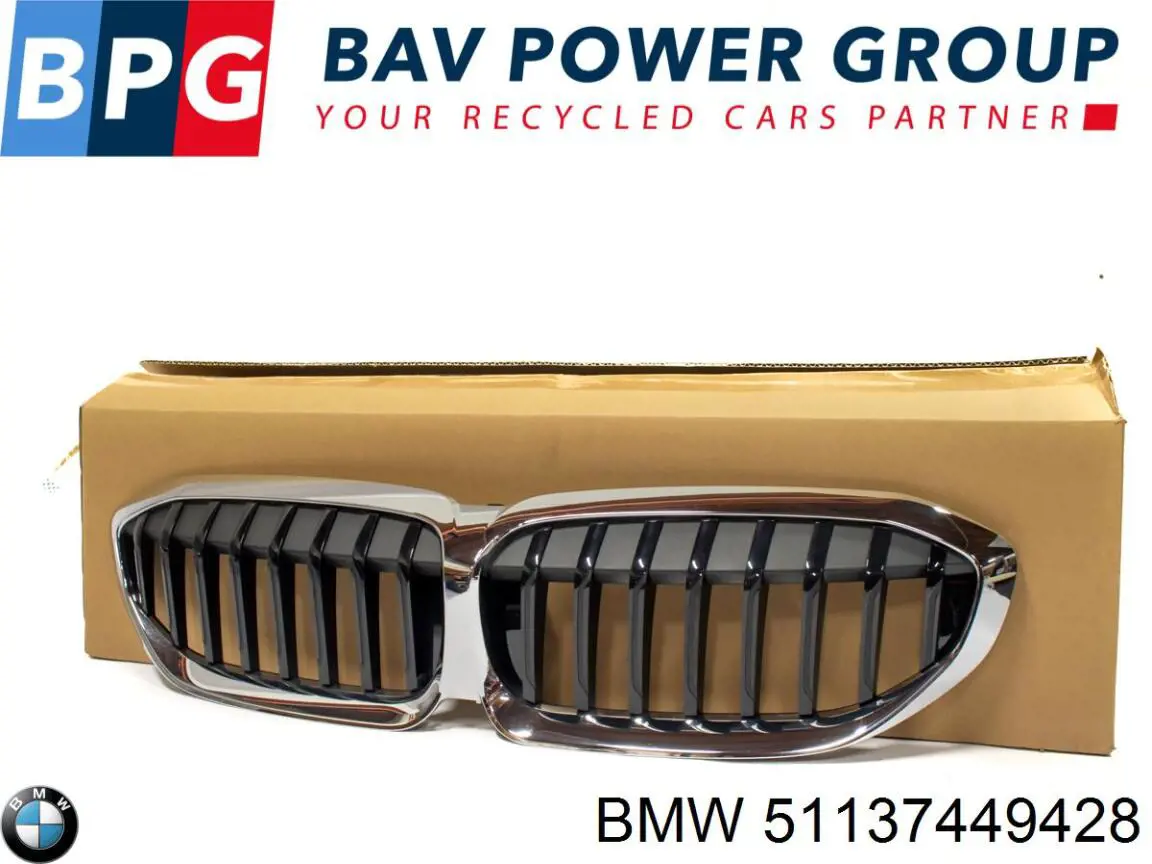 Решетка радиатора BMW 51137449428