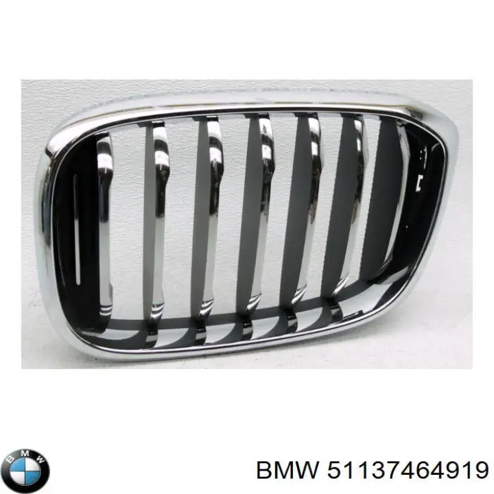 51137464919 BMW Решетка радиатора левая