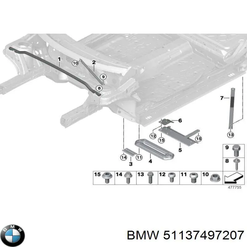Жалюзи радиатора охлаждения BMW 51137497207 цена, от 240.72 USD