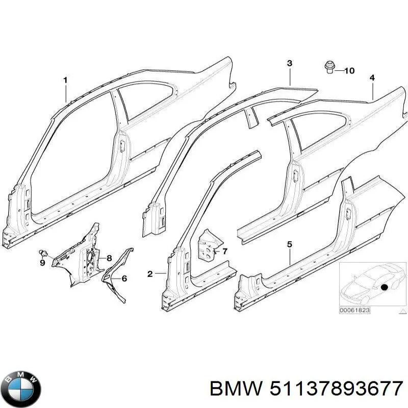  BMW 51137893677 цена, от 70.37 USD