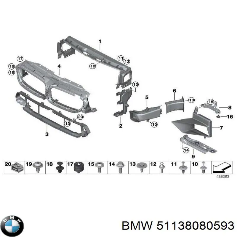  51138080593 BMW