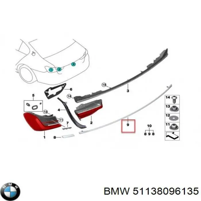  51138096135 BMW