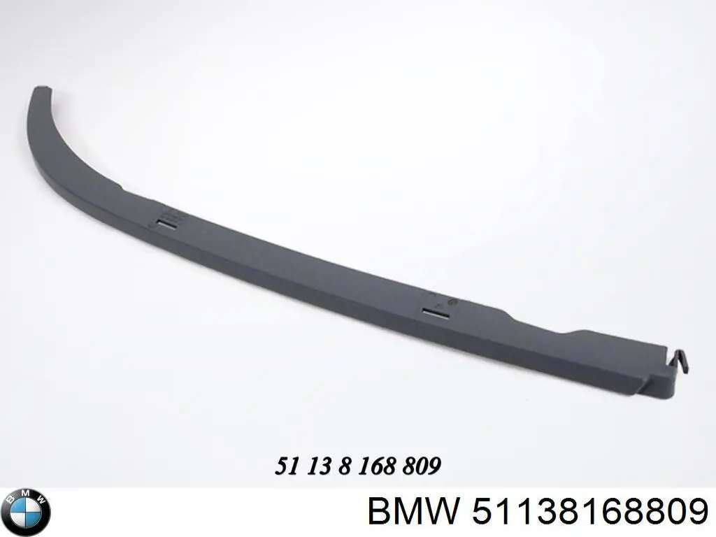 Ресничка (накладка) левой фары 51138168809 BMW