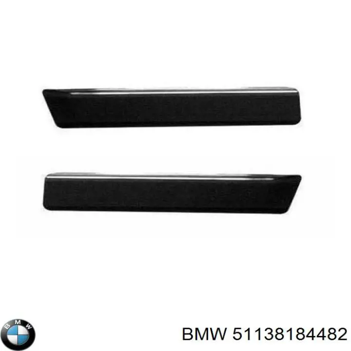 Молдинг крыла переднего правого на BMW 5 (E39) купить.