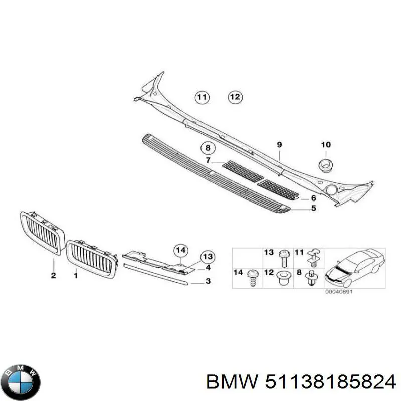  51138185824 BMW