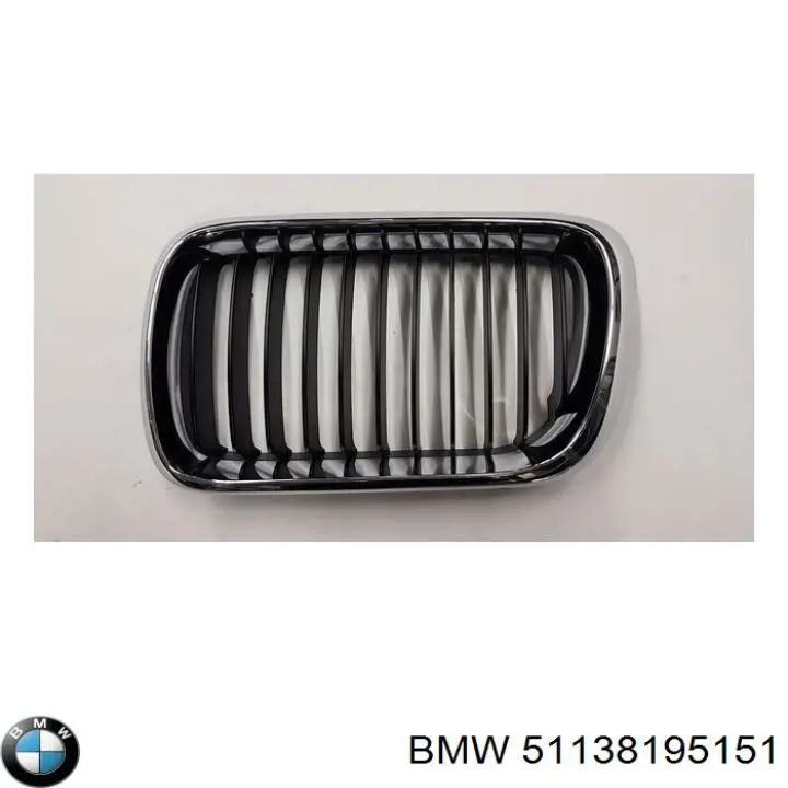 51138195151 BMW решетка радиатора левая