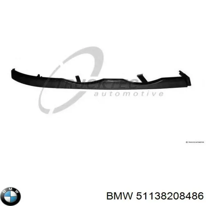 51138208486 BMW ресничка (накладка правой фары)