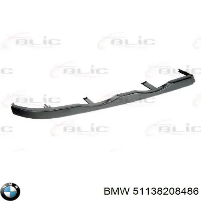 Listón del faro derecho 51138208486 BMW