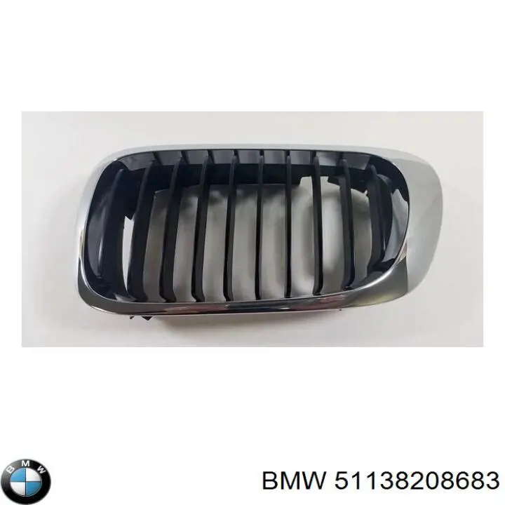 51138208683 BMW решетка радиатора левая