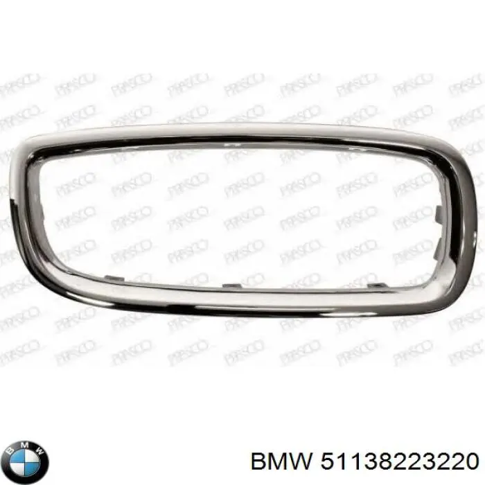 Решетка радиатора правая BMW 51138223220 цена, от 12.67 USD