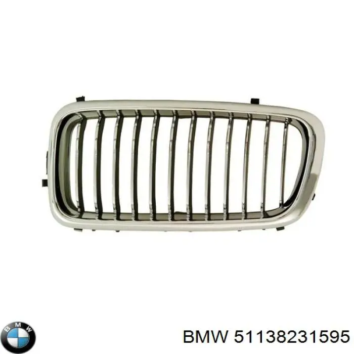 Решетка радиатора левая 51138231595 BMW