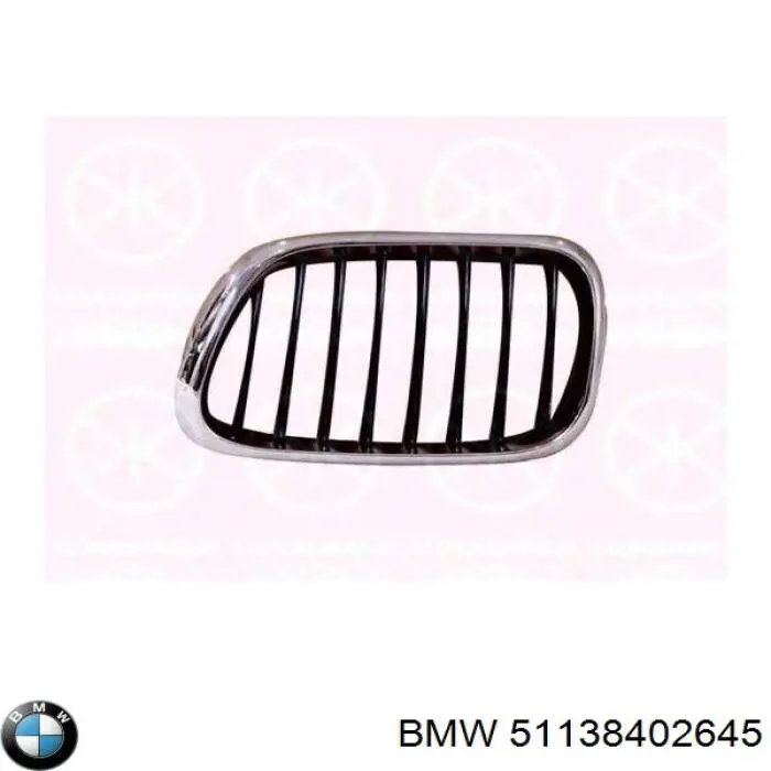 51138402645 BMW решетка радиатора левая